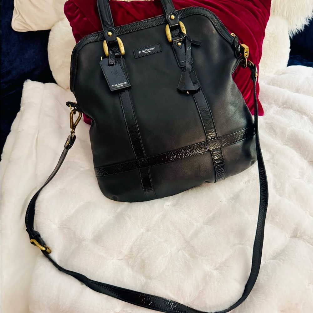J&M Davidson of England Black Crossbody and Tote - Picture 7 of 16